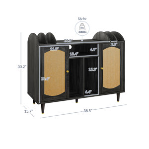 Beachcrest Home™ Audio Cabinet & Reviews | Wayfair